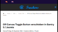 Off Canvas Toggle Button verschieben in Gantry 5 / Joomla