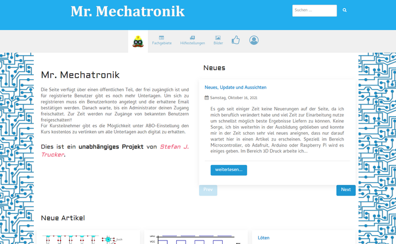 Mr. Mechatronik - E-Learning Platform